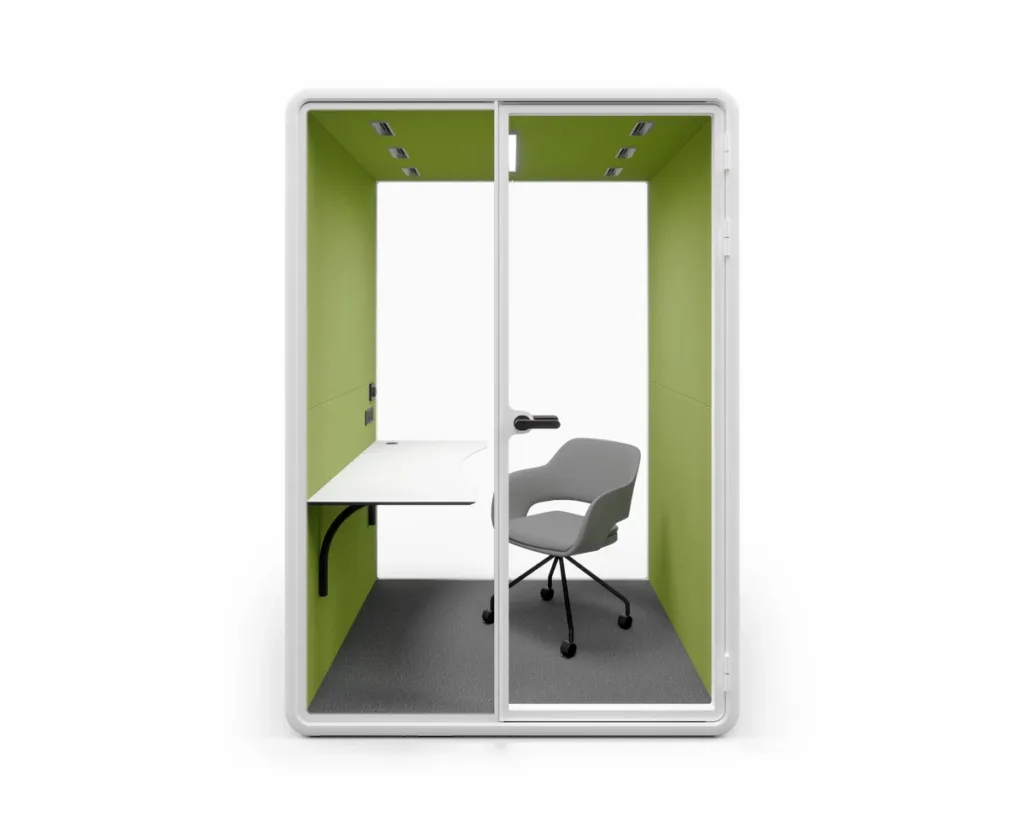 Finest soundproof work pod for collaboration.