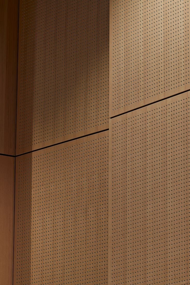 Perforated Wooden Panels ceiling and wall in KSA