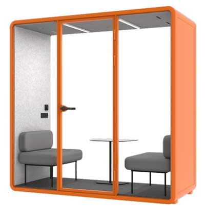Silent Space Acoustic Booth 2 person pod in Saudi Arabia