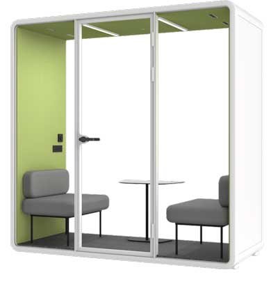 Silent Space Acoustic Booth installed in open-plan workspace